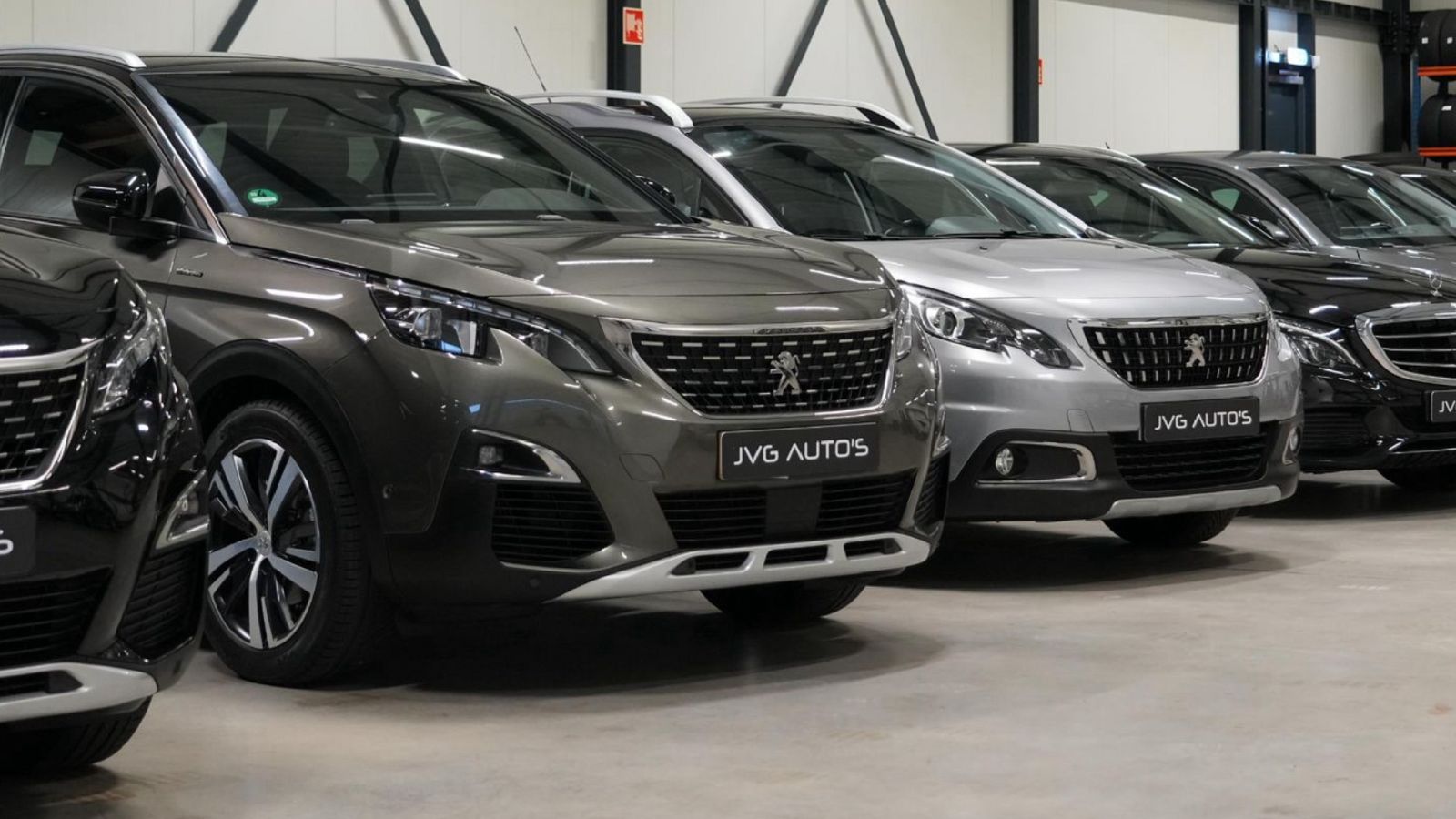 JVG Auto's over ons showroom